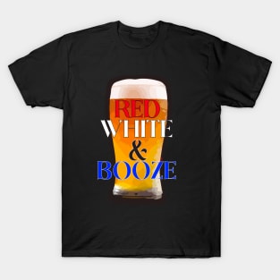 Red White & Booze Beer T-Shirt